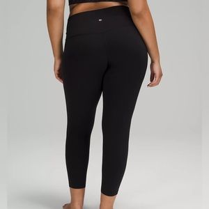 Lululemon full length high waisted black leggings